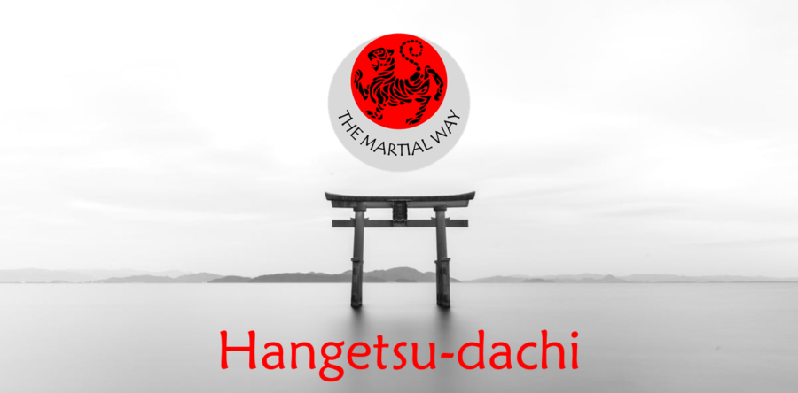 Hangetsu-dachi (Half-moon stance)